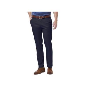 J.M. HAGGER Mens Navy Stretch, Tapered, Classic Fit Stretch Pants 34W/ 29L